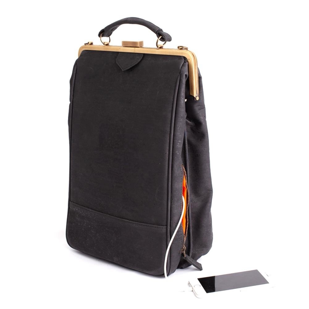 NWT Laflore Paris bobobark Convertible Backpack, Black